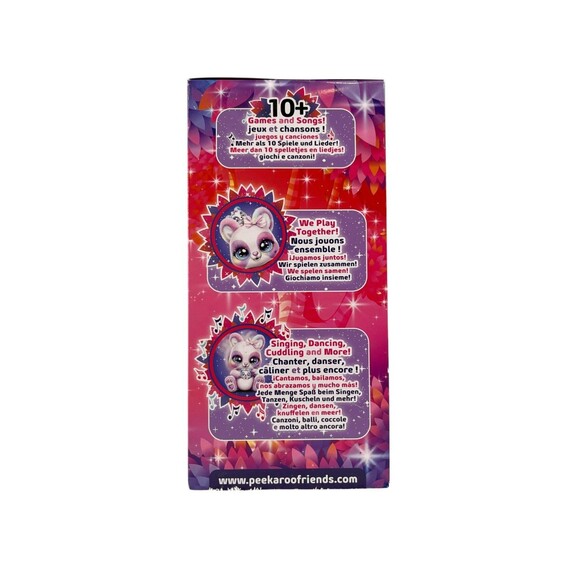 Peek-a-Roo Rainbow Pando-Roo Plush Toy and Baby with Bonus Bows Interactive - Picture 4 of 4